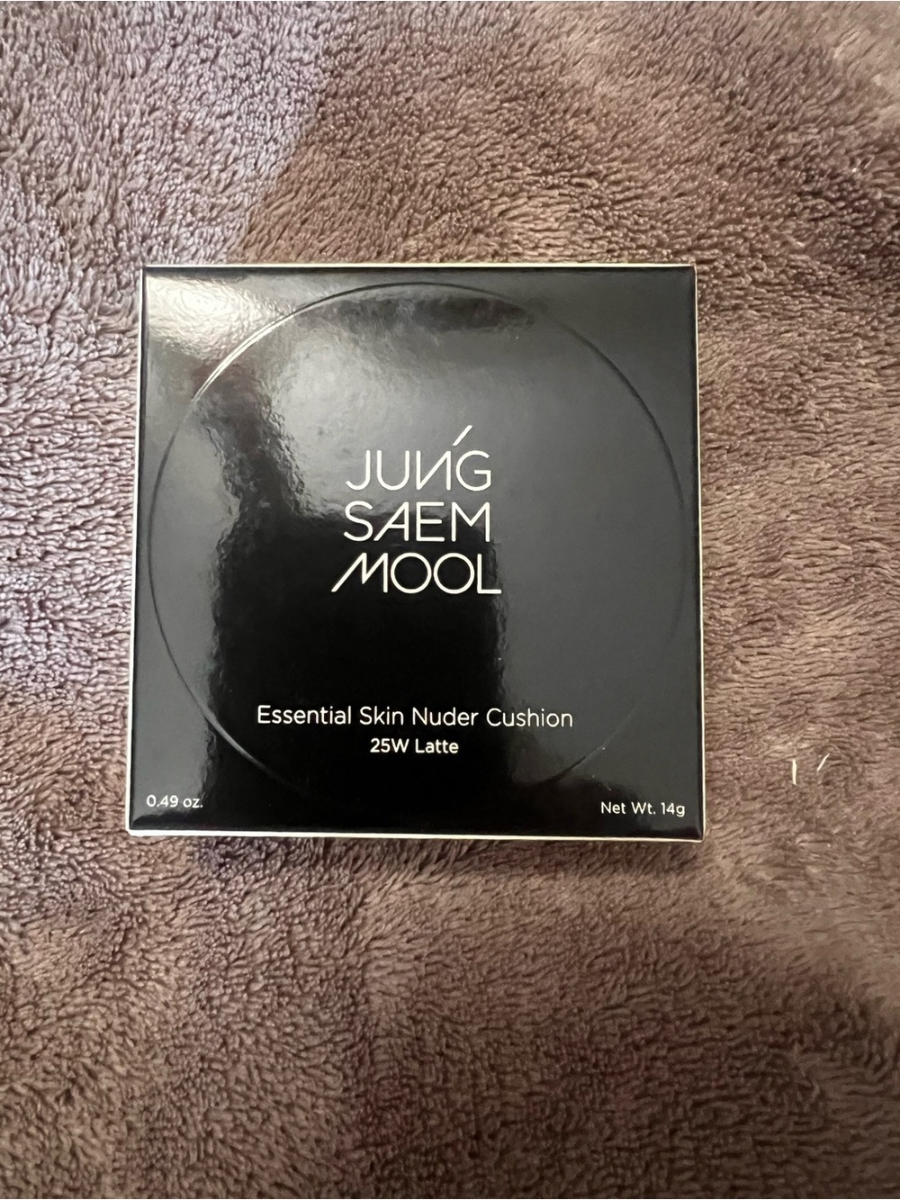 Jung Saem Mool Korean Cushion  Foundation Shade 25W Latte Warm Beige Finish NIB